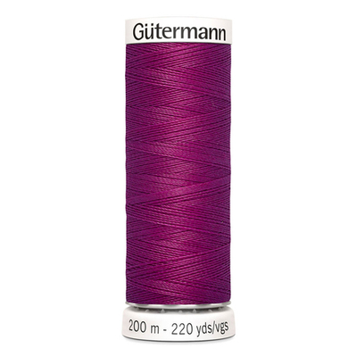 01 Нить Sew-All 100/200 м для всех материалов, 100% полиэстер Gutermann 748277 (247 фуксия)