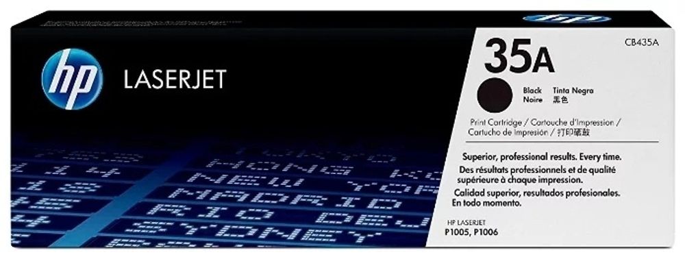 Картриджи HP CB435A черный