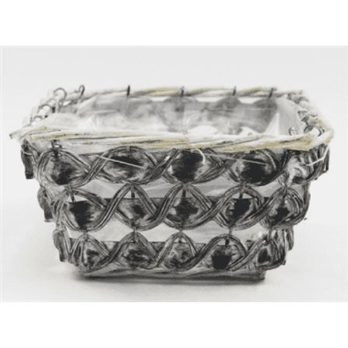 Кашпо плетёное (19*13*11см) PS-53503