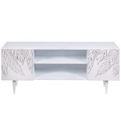 Тумба под ТВ Тропик 155см Классик Айс Сильвер