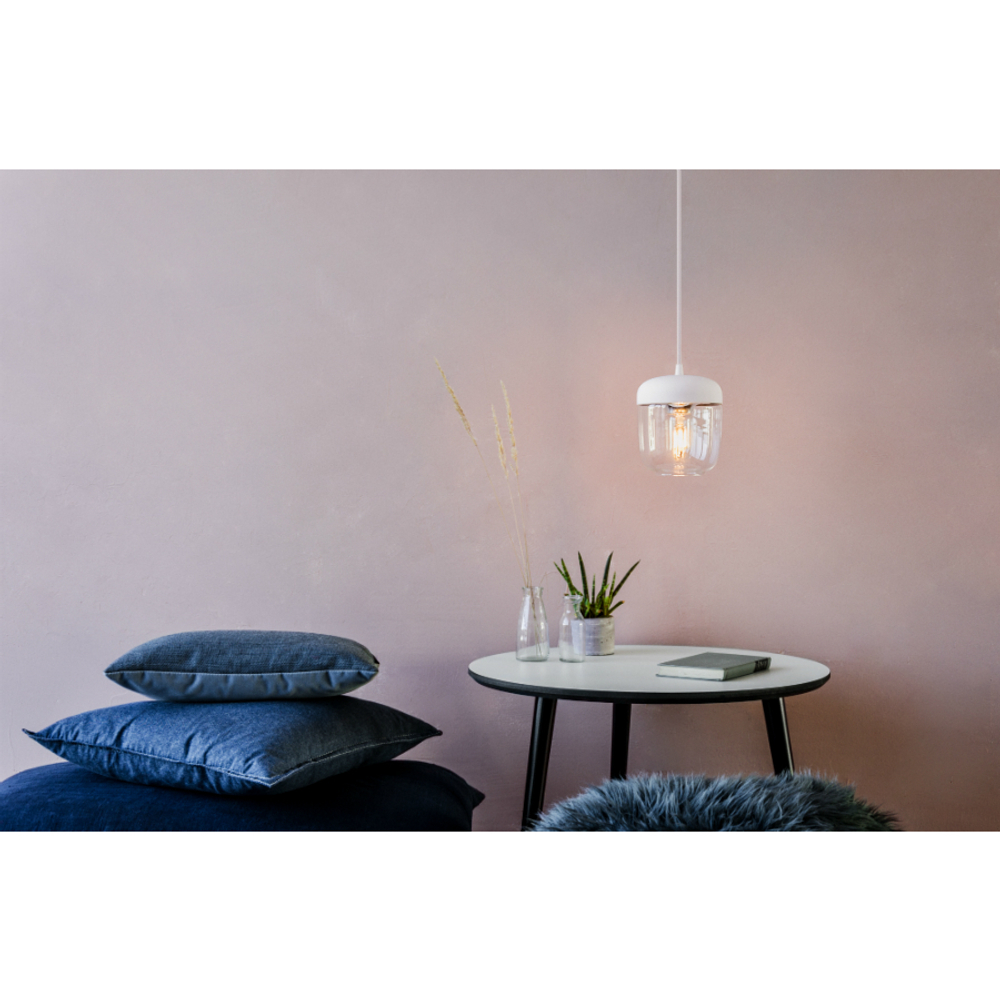 Плафон acorn white steel