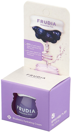 Frudia Blueberry Hydrating Cream Увлажняющий крем для лица с экстрактом черники, 10 мл