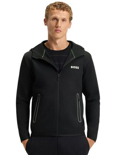 Мужская теннисная кофта BOSS Sicon TOC Zip-Up - black