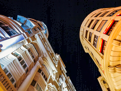 Дизайнерские обои Wall Street City Life