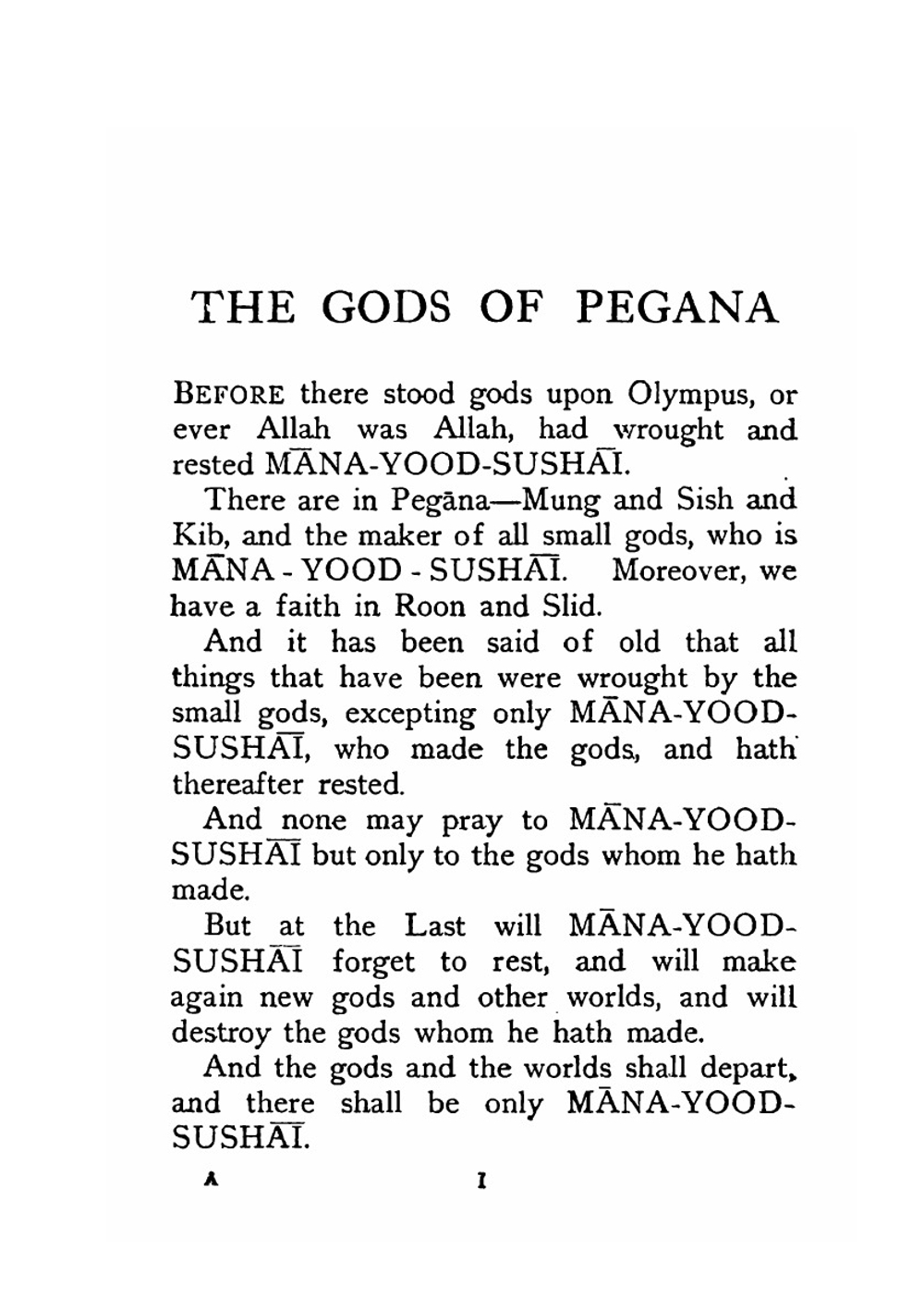 The Gods of Pegana. With Illustrations in Photogravure by S.H. Sime | Lord Dunsany