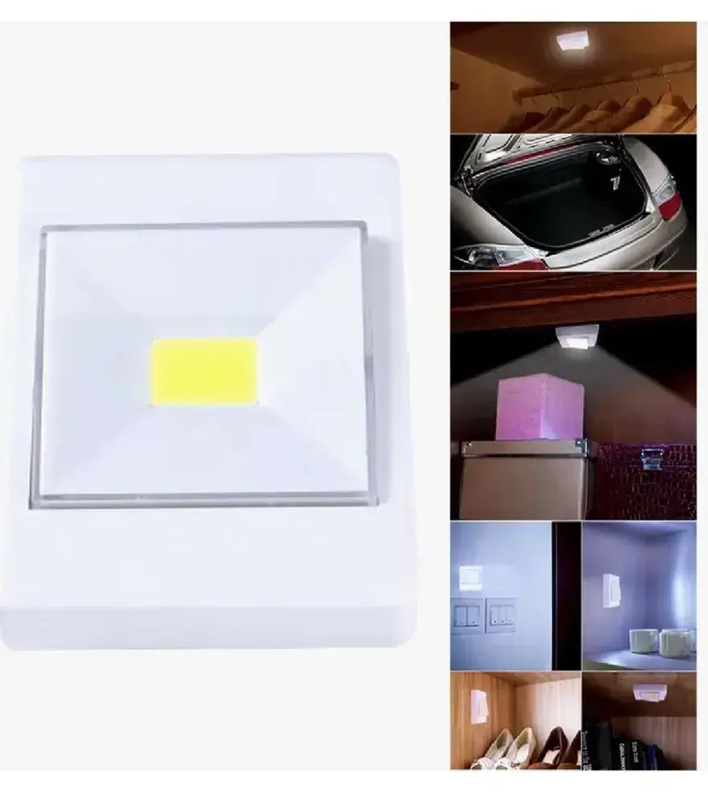 Светильник настенный беспроводной с клавишей на батарейках RUSSTA2