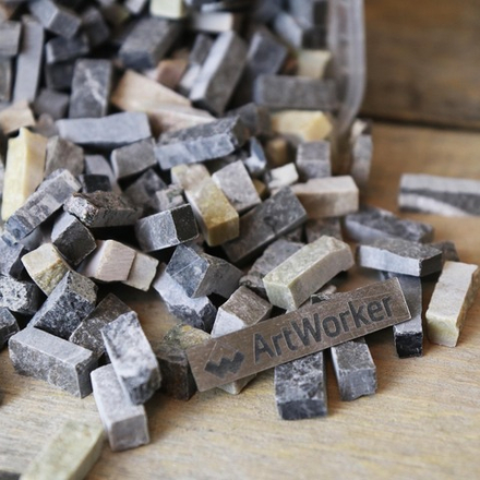 Колотый натуральный камень NS-Set-Dark, 600 гр