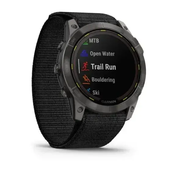 Garmin Enduro 2 угольно-серый DLC титановый с нейлоновым ремешком UltraFit