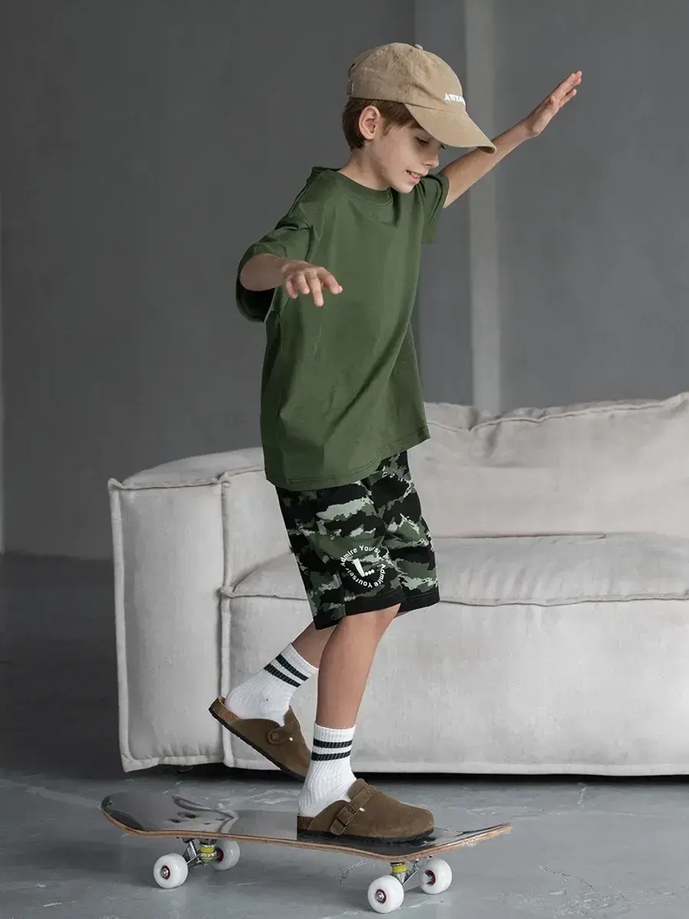 Костюм для мальчика, футболка и шорты