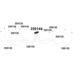 359144 KONST NT23 070 черный База для накладного монтажа светильников 359128-359133 IP20 70-200W 170-265V RAMO