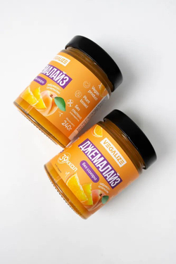 Джем 3 шт, Джемалайз VEGALIZE 3 шт, Абрикос-апельсин, без сахара, низкокалорийный, постный, фитнес-продукт, для похудения и здорового питания