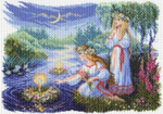 "Ночь на Ивана Купалу"-1628 канва с рисунком