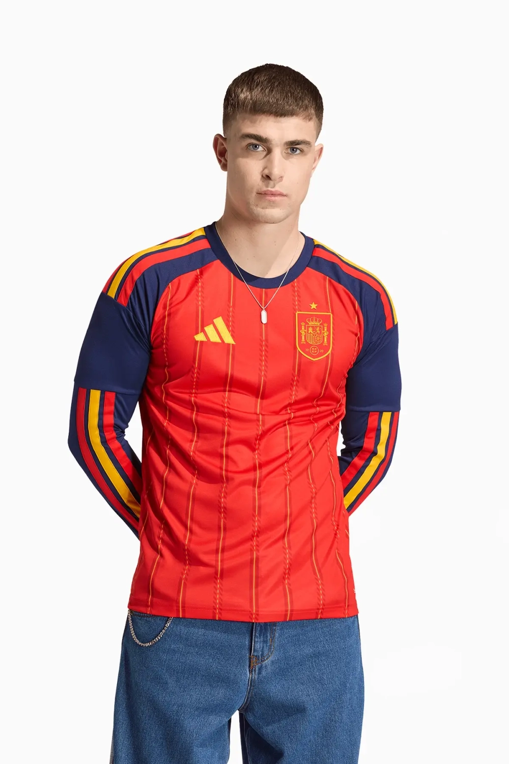 Футболка с длинными рукавами adidas Spain 2026 Home - красный
