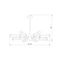 Подвесная светодиодная люстра Eurosvet Stark 50386 LED