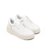 Кожаные кроссовки TWINSET - белый(241TCP060)