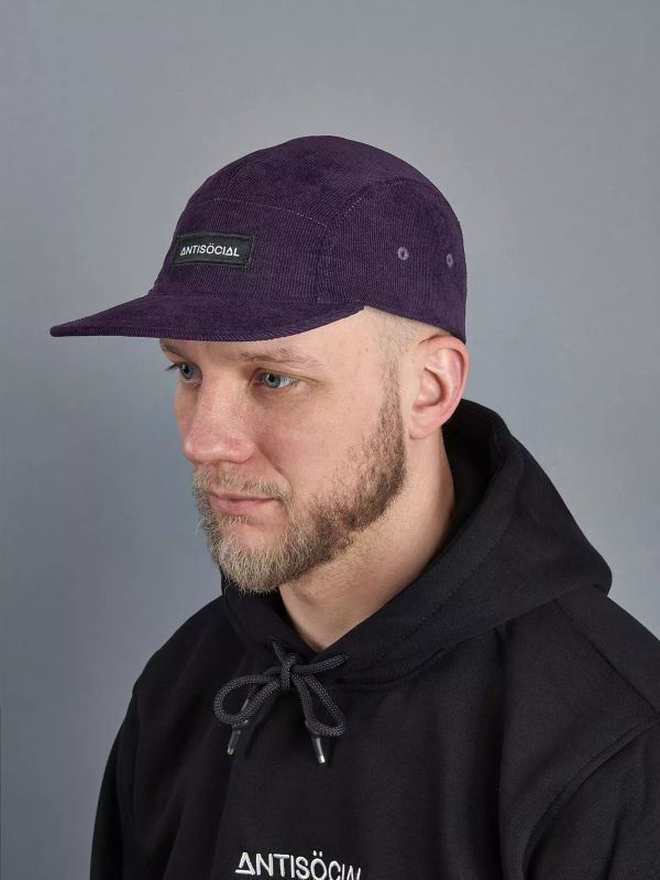 Кепка 5 panel Velvet Фиолетовая - фото 1