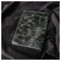 Кожаная обложка на паспорт «Лисичка»