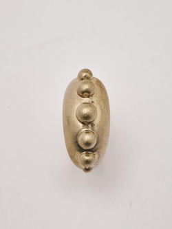 Massimo Dutti Кольцо с круглыми деталями, золотистый