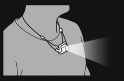 Фонарь светодиодный налобный Petzl Bindi черный, 200 лм, аккумулятор