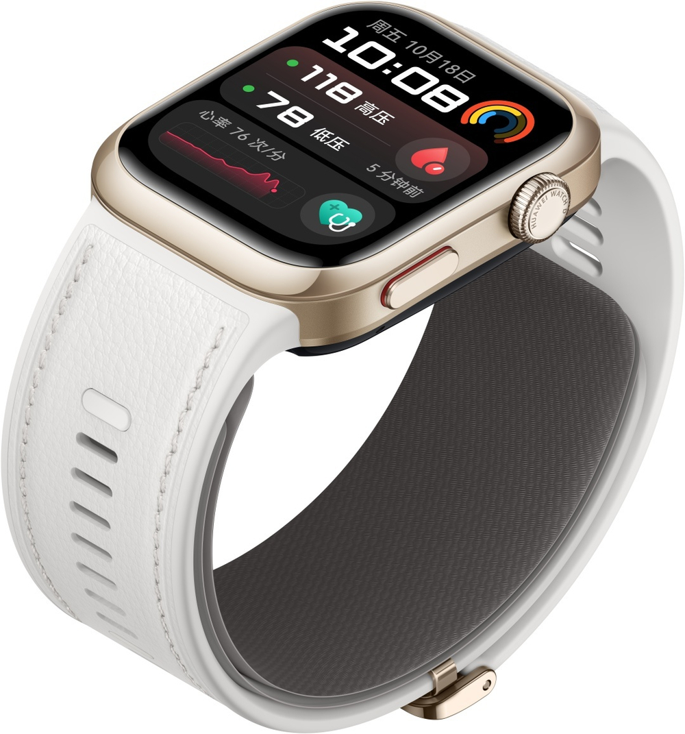 Смарт-часы Huawei Watch D2 48 мм золотистый-белый