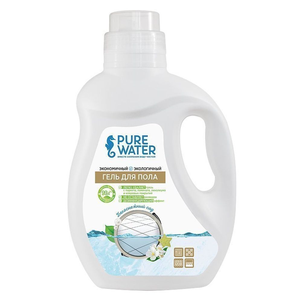 Гель для пола Белоснежный сад торговой марки 1000 мл (Pure Water)