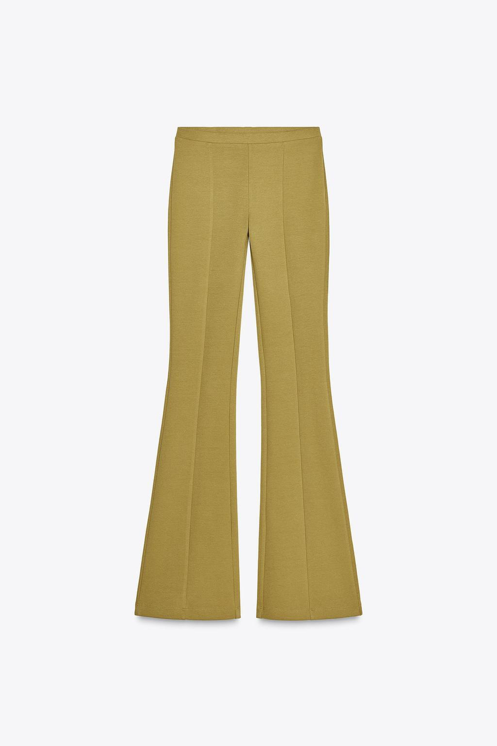 Брюки flared из интерлока