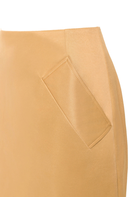 «Espresso foam» Юбка миди трапеция с разрезом.