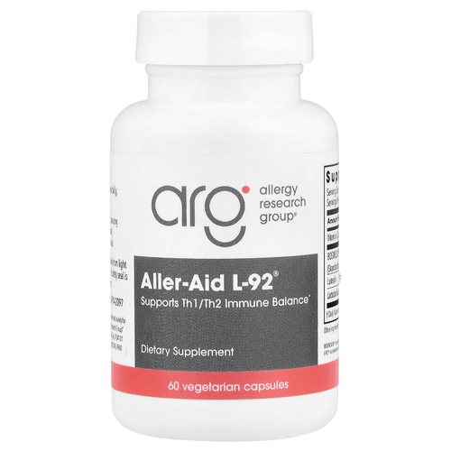 Allergy Research Group, Aller-Aid L-92®, 60 вегетарианских капсул