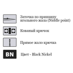 Крючки для рыбалки Saikyo тройные 7001 BN