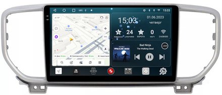Магнитола для KIA Sportage 2018-2021 - RedPower 274 Android 10, QLED+2K, ТОП процессор, 6Гб+128Гб, CarPlay, SIM-слот