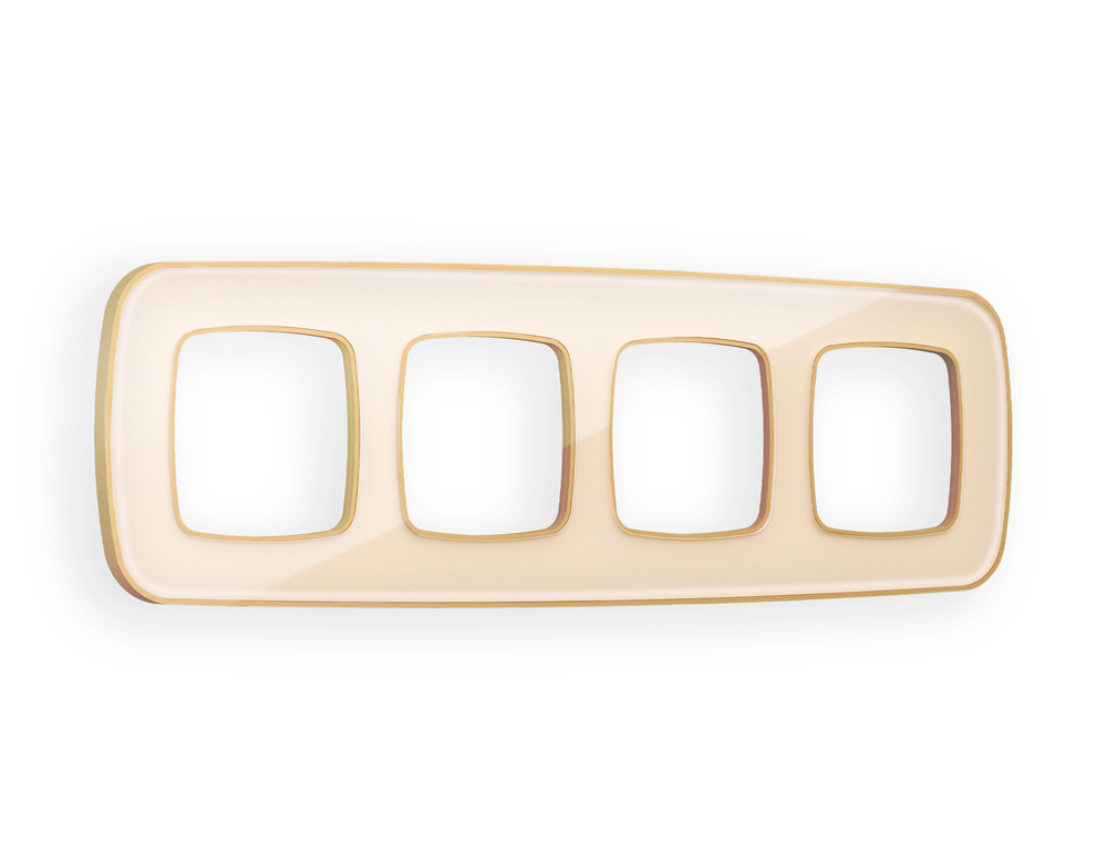 OF640344 Рамка OMEGA Coint (Бежевый Стекло органическое/Шампань) 4-ая