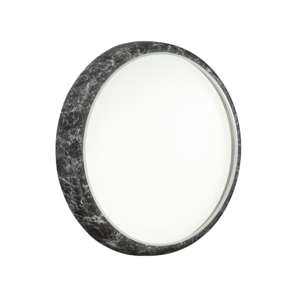 7639/DL COLOR SN 137 Светильник пластик/черн. мрамор LED 48Вт 4000K D410 IP43 MRAMO BLACK