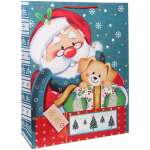 Пакет подарочный «Веселый Дедушка Мороз» 41,5*53*15,5 см, микс