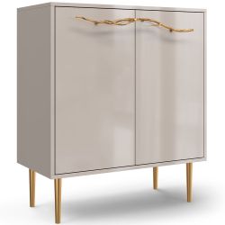 Комод Арт Колор Стайл Голд с 2 полками Серый агат