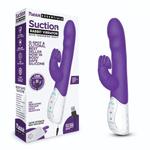 Фиолетовый вибромассажер с клиторальной стимуляцией Clitoral Suction Rabbit - 24,5 см. (Цвет: фиолетовый)