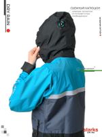 Dry Rain Дождевая куртка / Женская / Черно-синяя