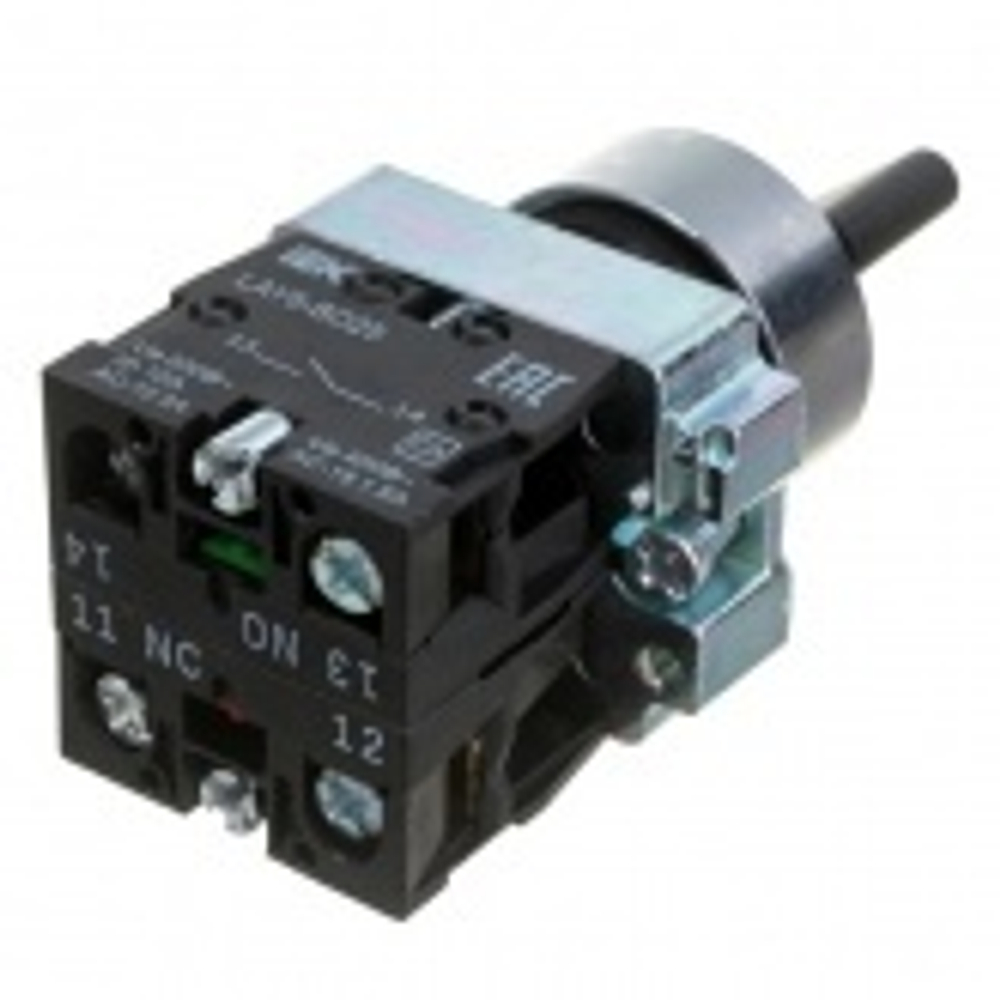 Переключатель LAY5-BD25 2 положения I-0 стандарт ручка IEK BSW60-BD-2-K02