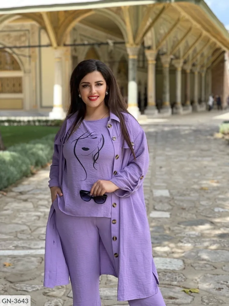 Костюм тройка GN-3643 Фабрика Моды