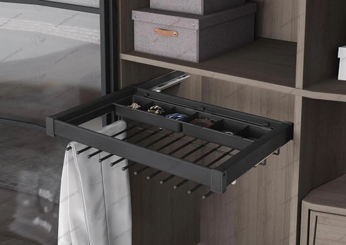 S-6713-A Брючница с органайзером для аксессуаров в базу 800 мм, Starax, (760-790х475х125 мм), направ