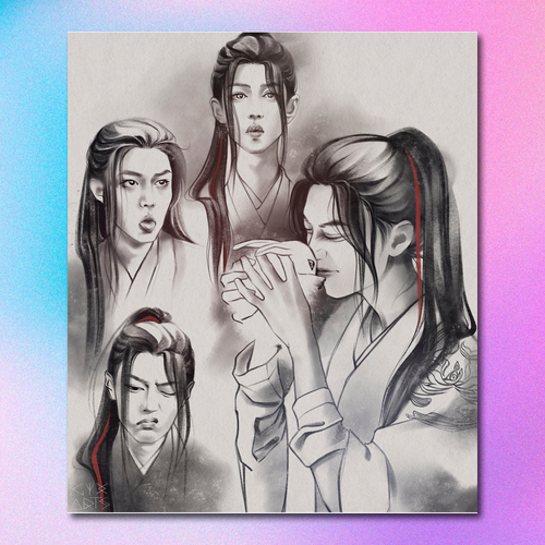 Арт принт / igyx_art / Wei Wuxian #2