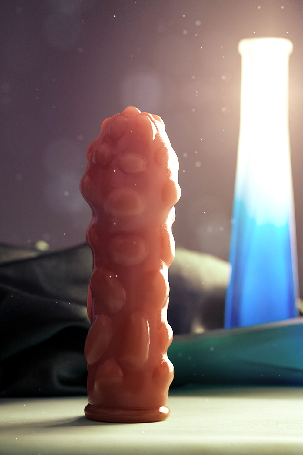 Насадка Kokos с дополнительной стимуляцией телесная 14,7 см