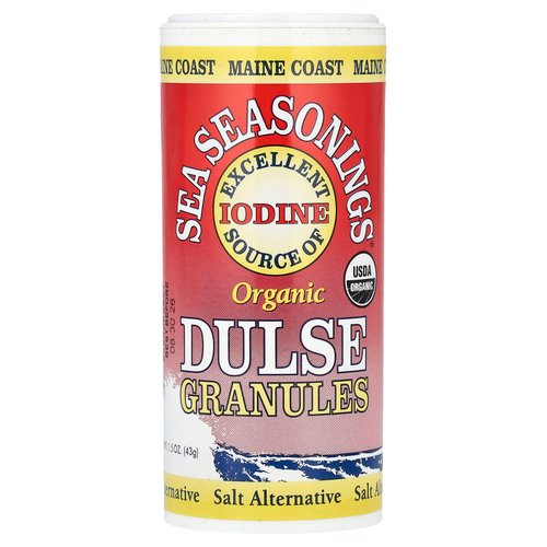 Maine Coast Sea Vegetables, Organic, Sea Seasonings, дульсе в гранулах, 43 г (1,5 унции)
