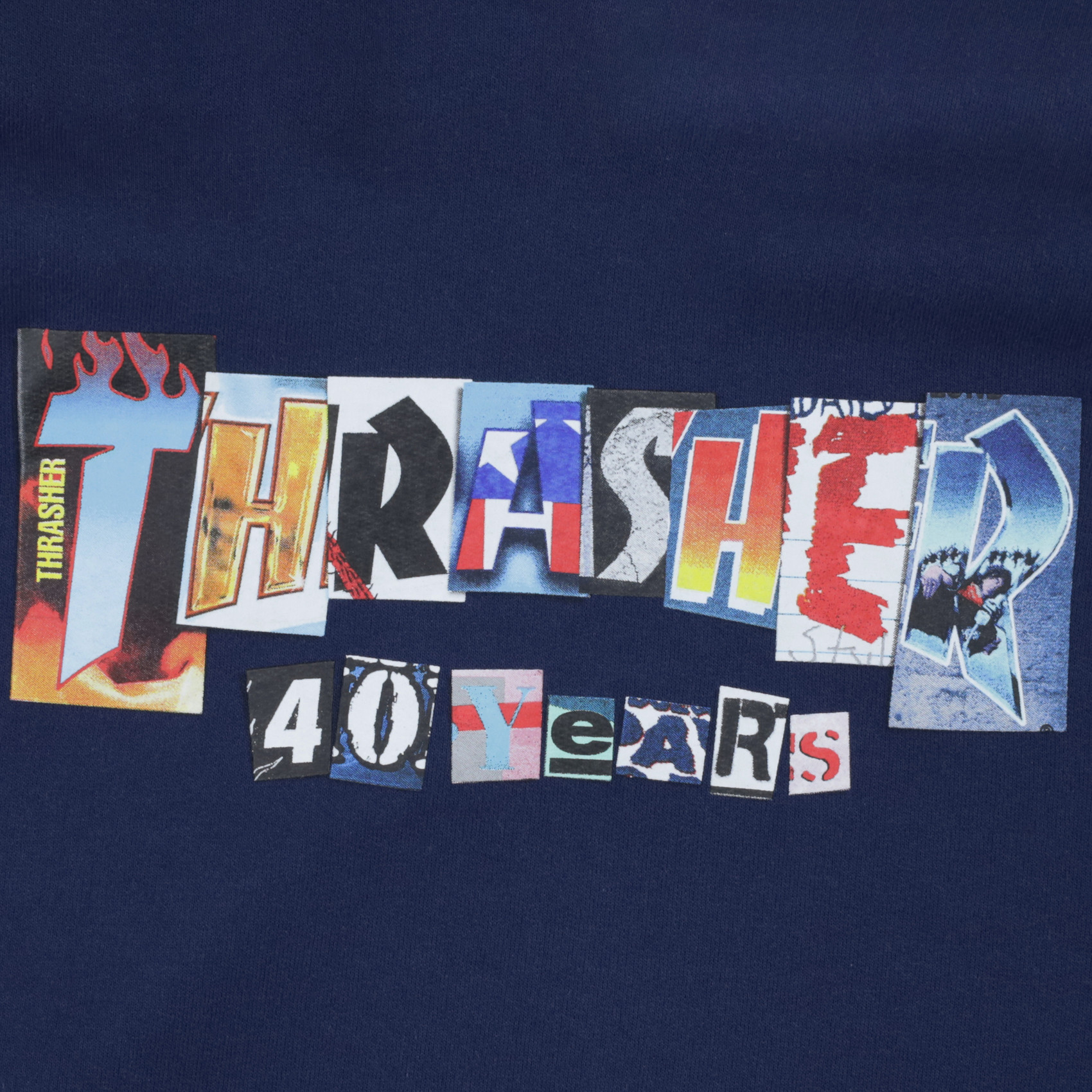 Худи Thrasher Ransom 40 Years Hoodie (navy) артикул: - купить в магазине Дайс