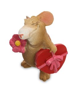 RV-759 Статуэтка Крыска «Сердечные поздравления» (W.Stratford)