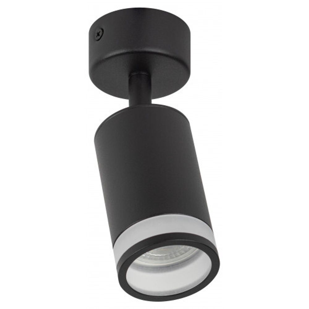 Светильник настенно-потолочный спот ЭРА OL23 BK MR16/GU10, черный