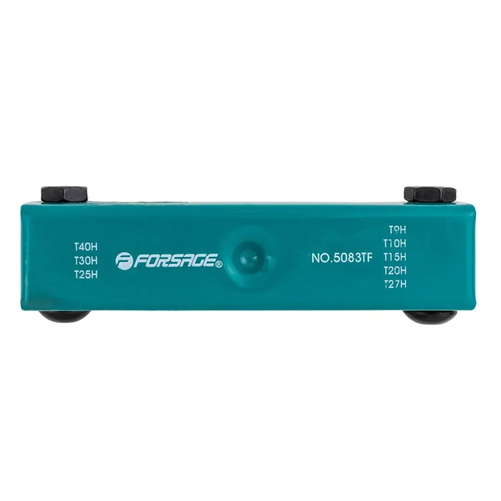 Набор ключей TORX складной, 8пр.(T9, T10, T15, T20, T25, T27, T30, T40 с отверстием) Forsage F-5083TF