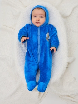 Теплый комбинезон для новорожденных мальчиков