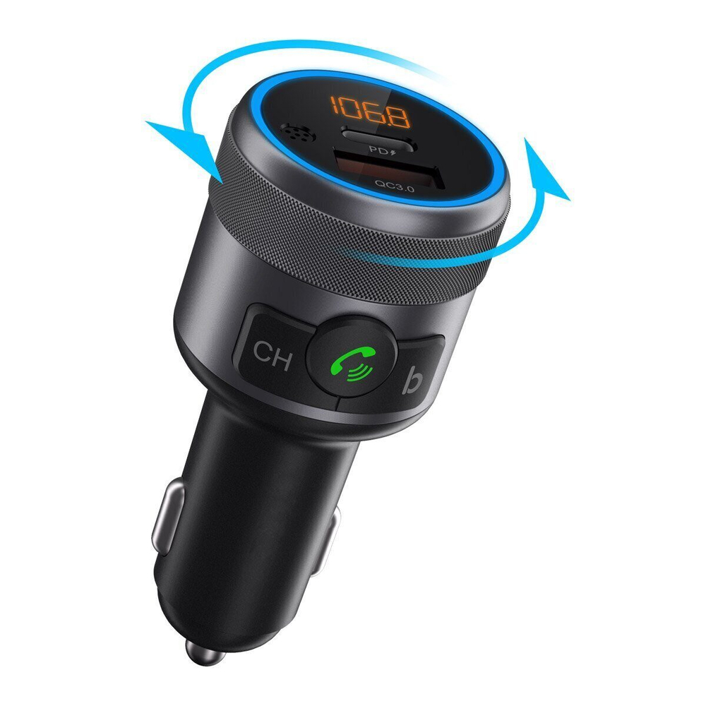 Авто FM трансмиттер MIVO MF-03 Bluetooth/QC3.0