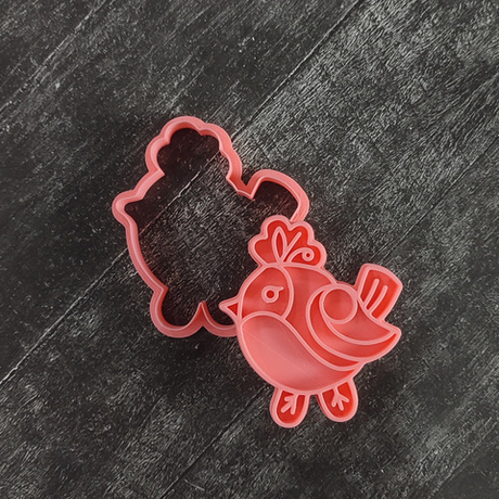 Штамп-птичка №1