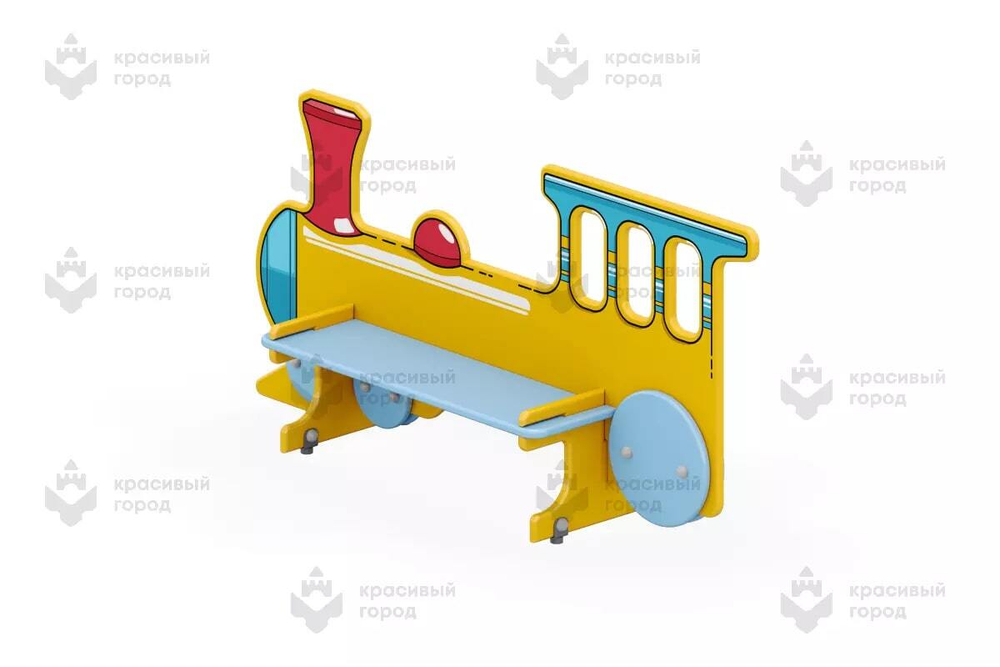 Скамья Паровоз